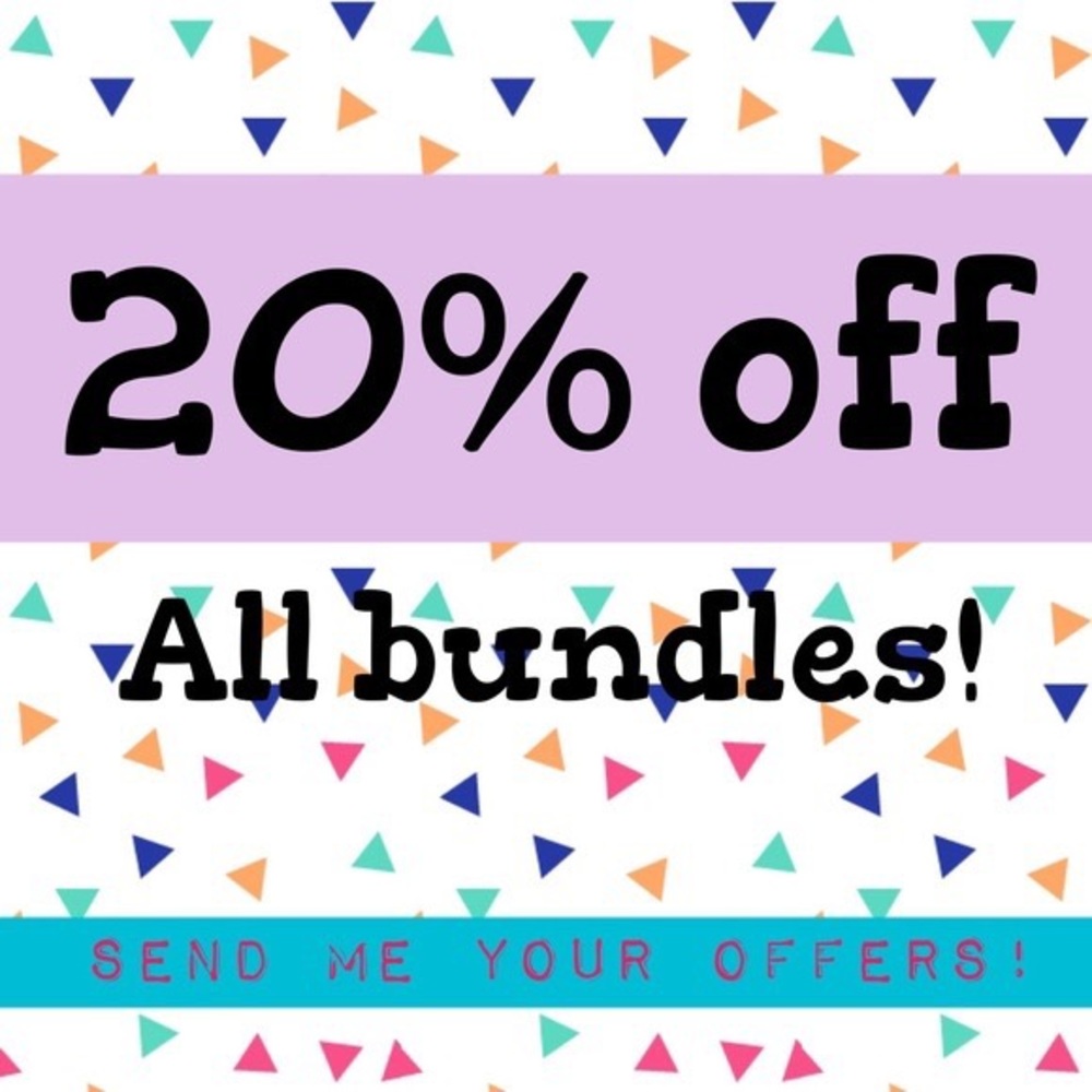 Bundle any listings in my shop and save 20%! 💖